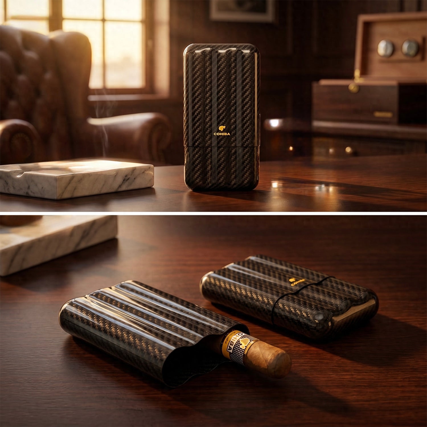 Cohiba Carbon Fiber Cigar Case