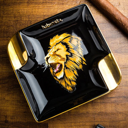 Lion Cigar Ashtray