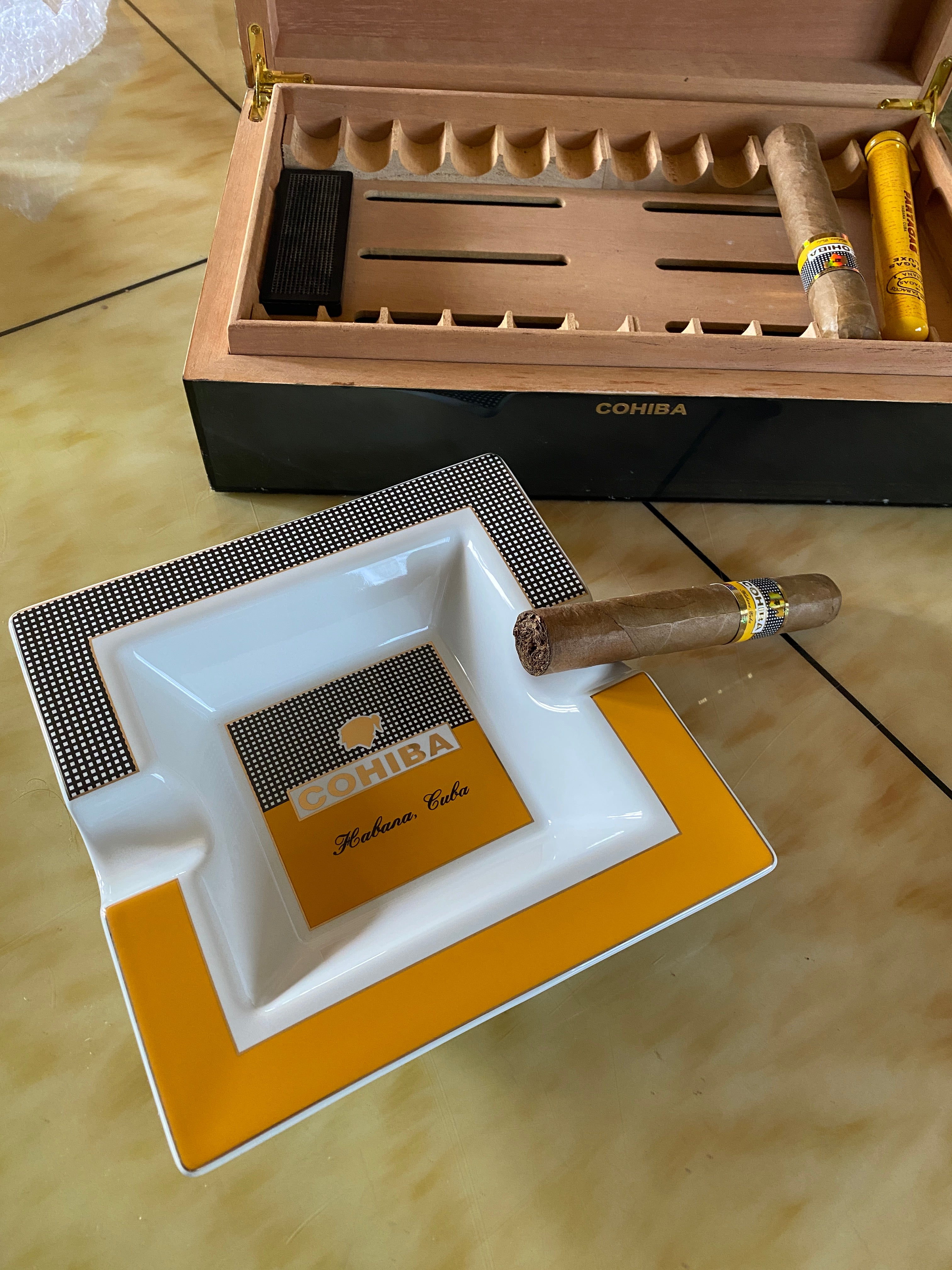 Cohiba Square Ashtray